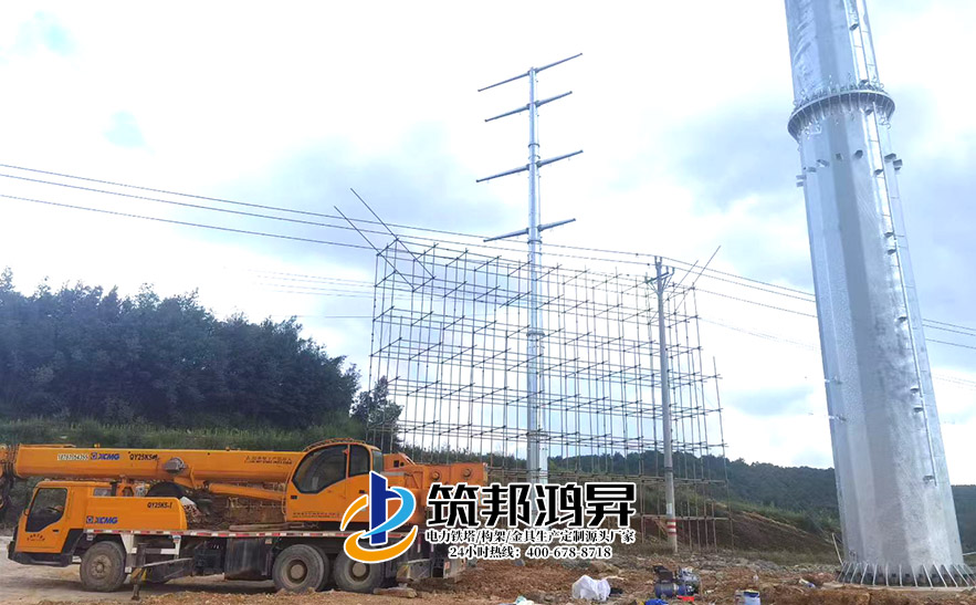 云南电力铁塔案例-曲靖400MW/800MWh独立共享储能电站工程