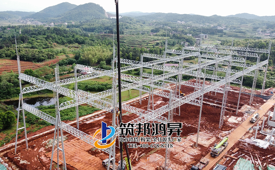 什么是变电站构架，由哪些部分组成及分类应用